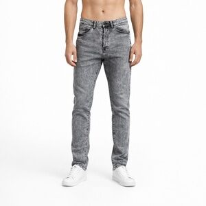 H&M Black Acid Wash Grey Skinny Jeans